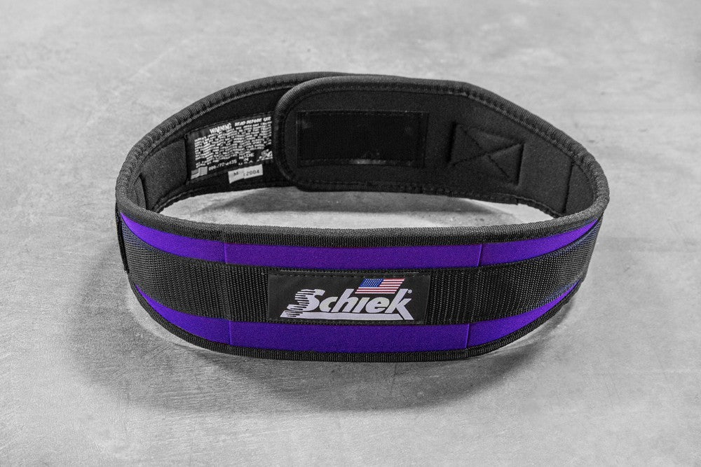 Schiek 2004 Purple Weight Lifting Belt for Powerlifting & Bodybuilding - Premium Gym Accessory for Strength Training & CrossFit Workouts