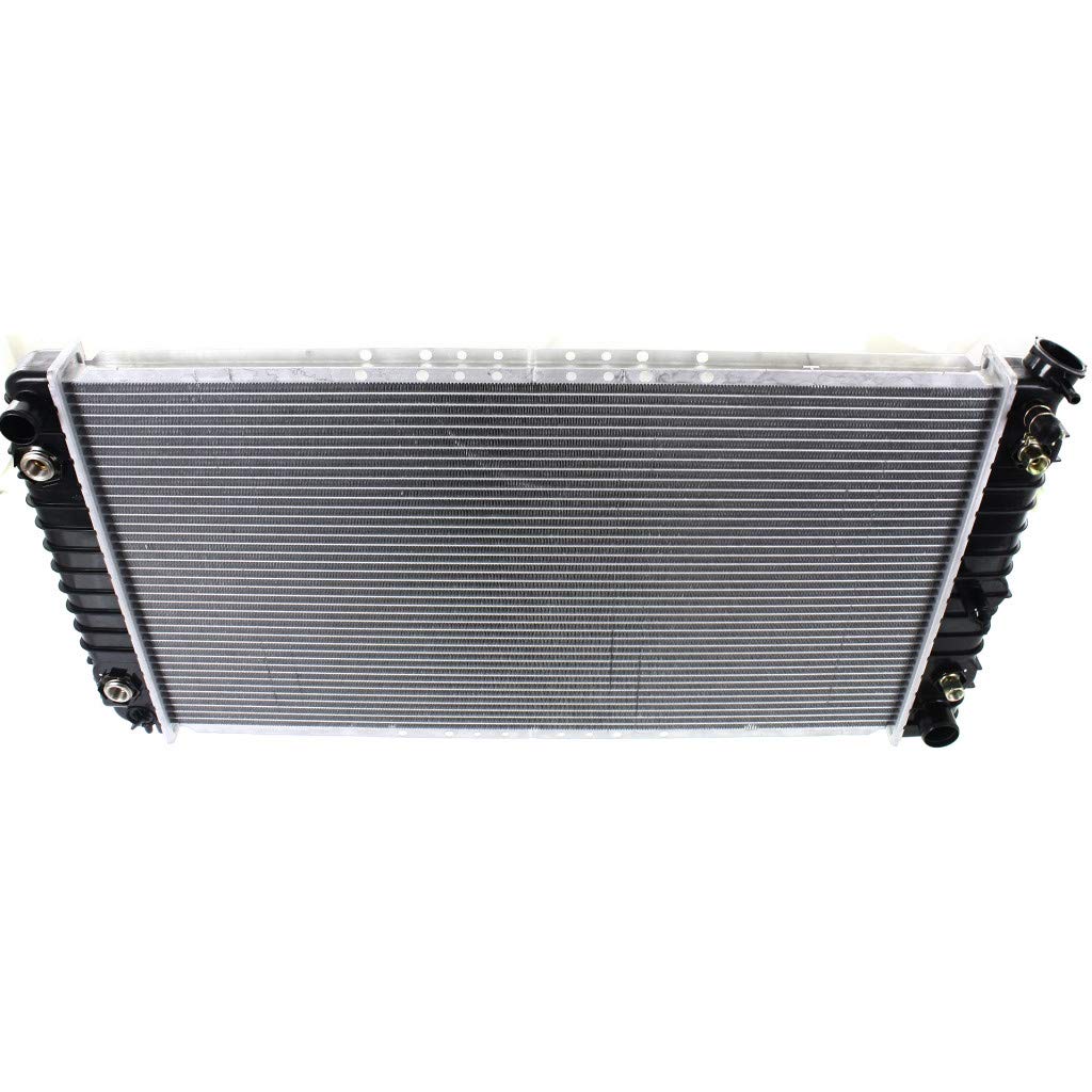 1991-1992 Chevy Caprice Replacement Radiator with Engine Oil Cooler - 1-Row Aluminum Core & Plastic Tank - GM3010136 52480055 - Perfect for Classic Car Restoration & Cooling System Upgrades