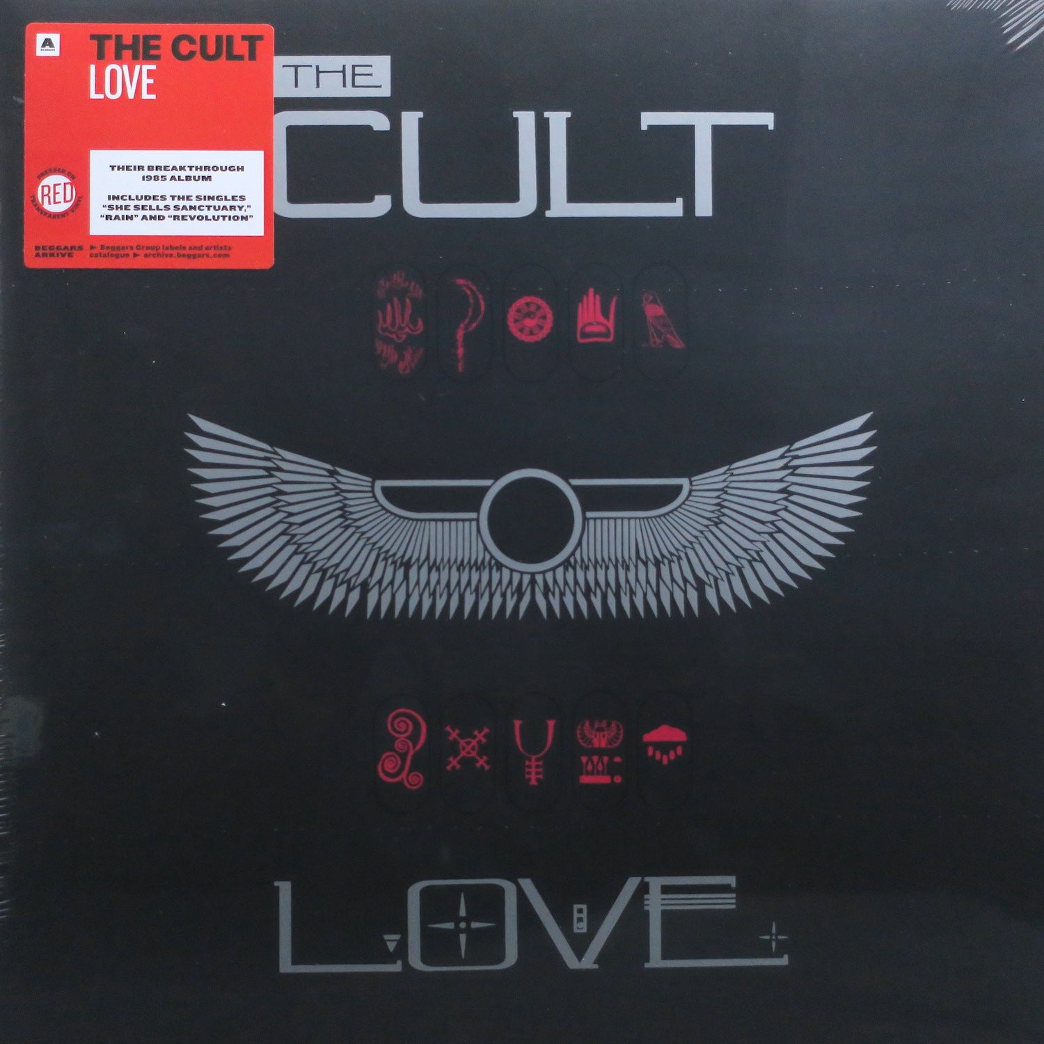 CULT 'Love' 25th Anniversary Limited Edition Red Vinyl LP Record - Perfect for Collectors & Music Lovers, Great for Home Listening & Gifts