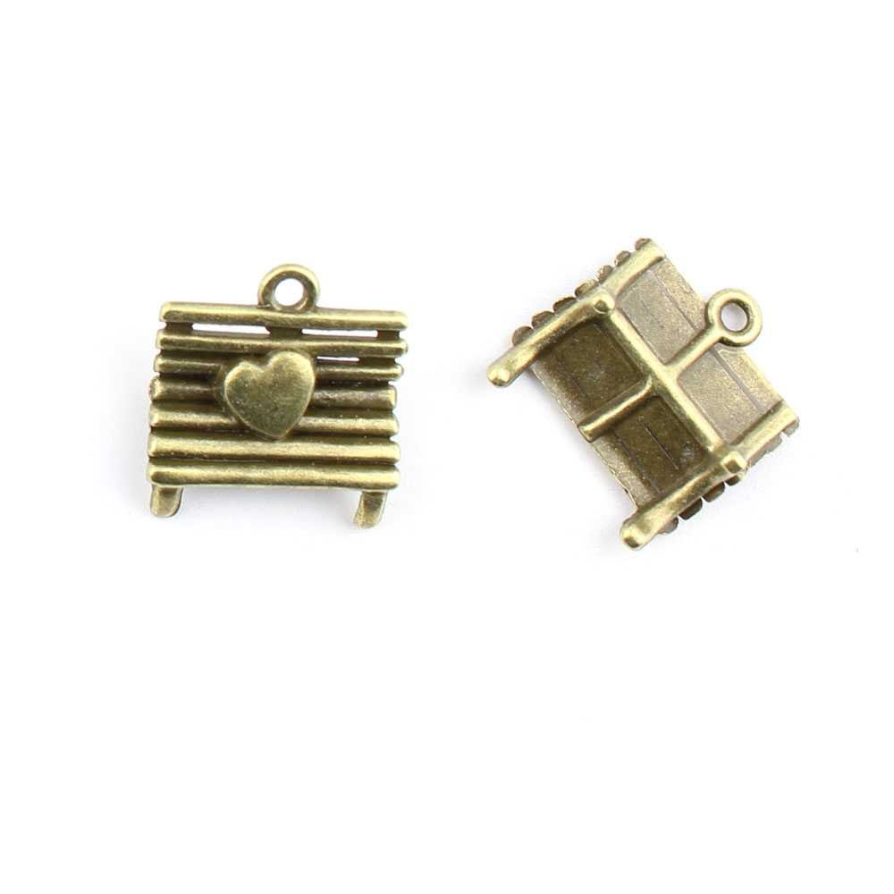 Wholesale Jewelry Making Charms - Love Chair Pendant for DIY Crafting, Repair & Custom Jewelry Designs | Perfect for Necklaces, Bracelets & Earrings