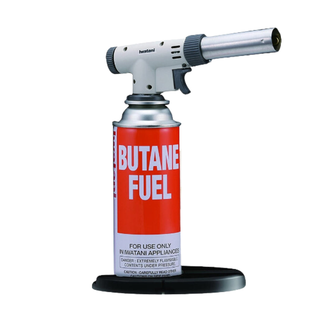 Iwatani High Power Butane Blow Torch Burner - Professional Cooking, Crème Brûlée, Dessert Making & DIY Projects