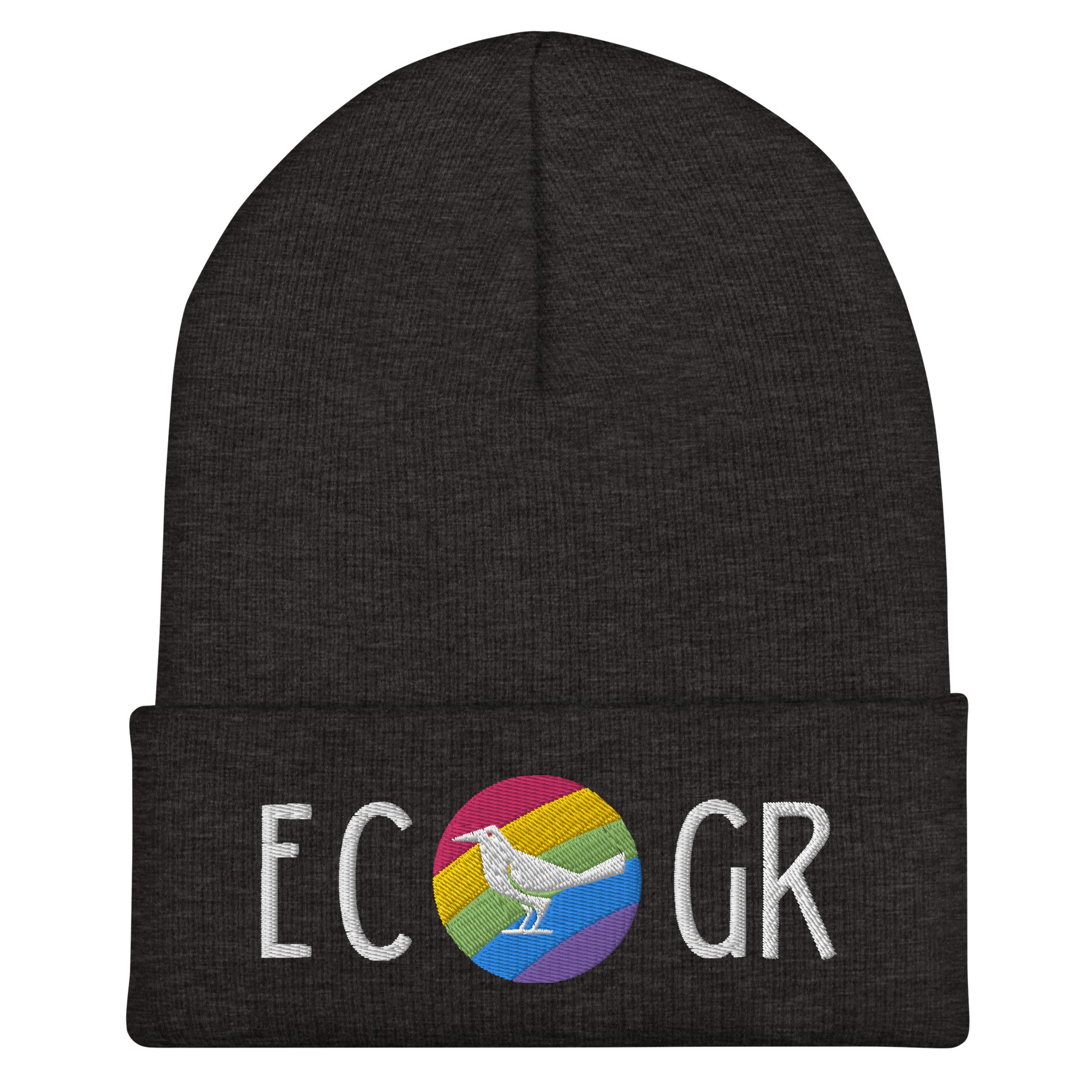 East Co. Grackles Cuffed Beanie for Men & Women - Soft Winter Knit Hat with Fold-Up Brim - Warm Fleece Lined Skull Cap for Outdoor Activities, Hiking, and Cold Weather Fashion