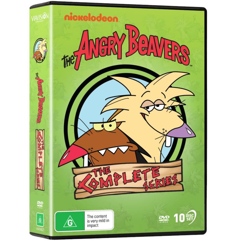 Angry Beavers: The Complete Series DVD Set | Classic Nickelodeon Cartoon Collection for Kids & Adults | Perfect for Family Movie Nights & Nostalgic Viewing