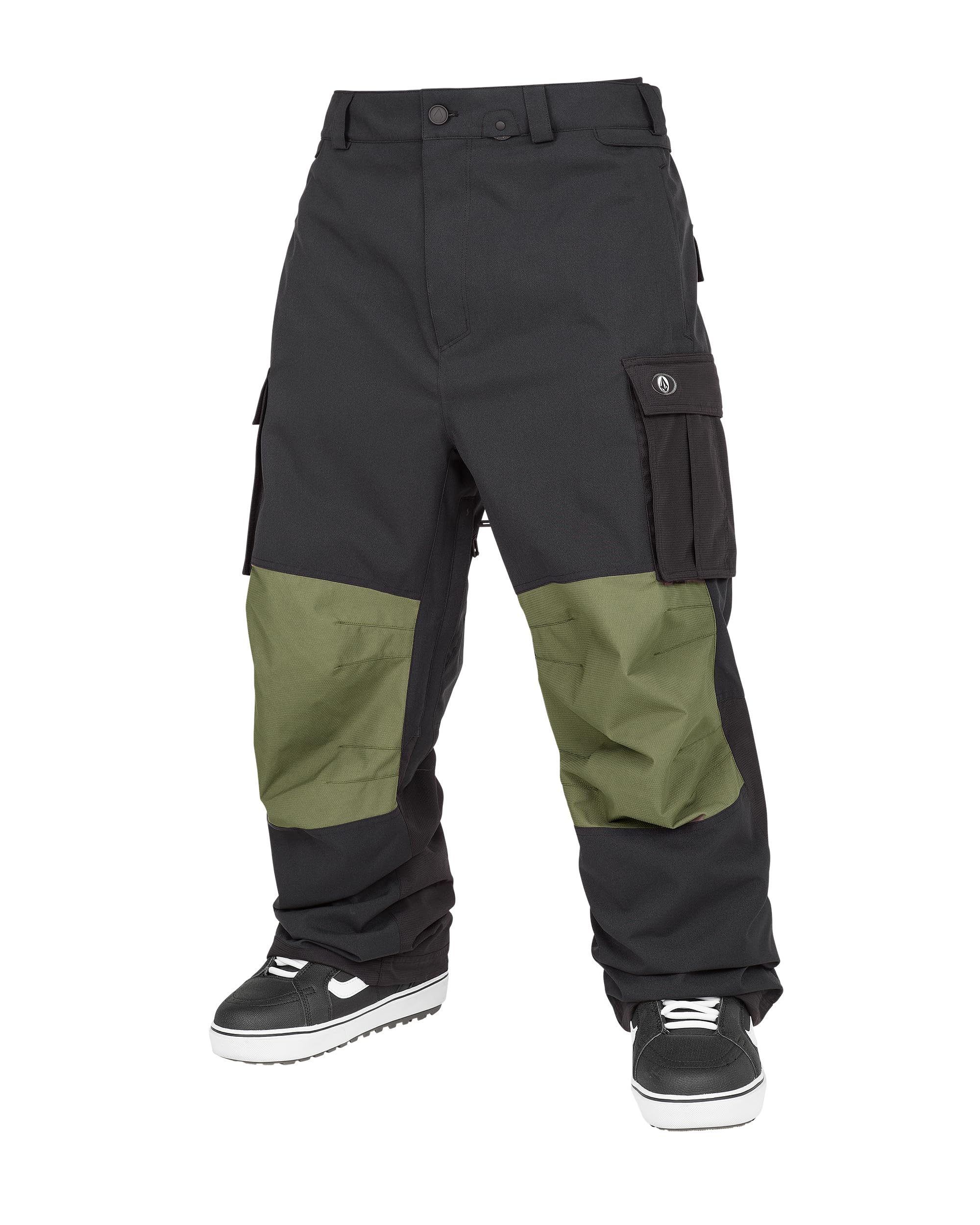 Volcom Men's NWRK Baggy Cargo Snowboard Ski Pants - Waterproof Winter Snow Pants for Skiing, Snowboarding & Outdoor Activities