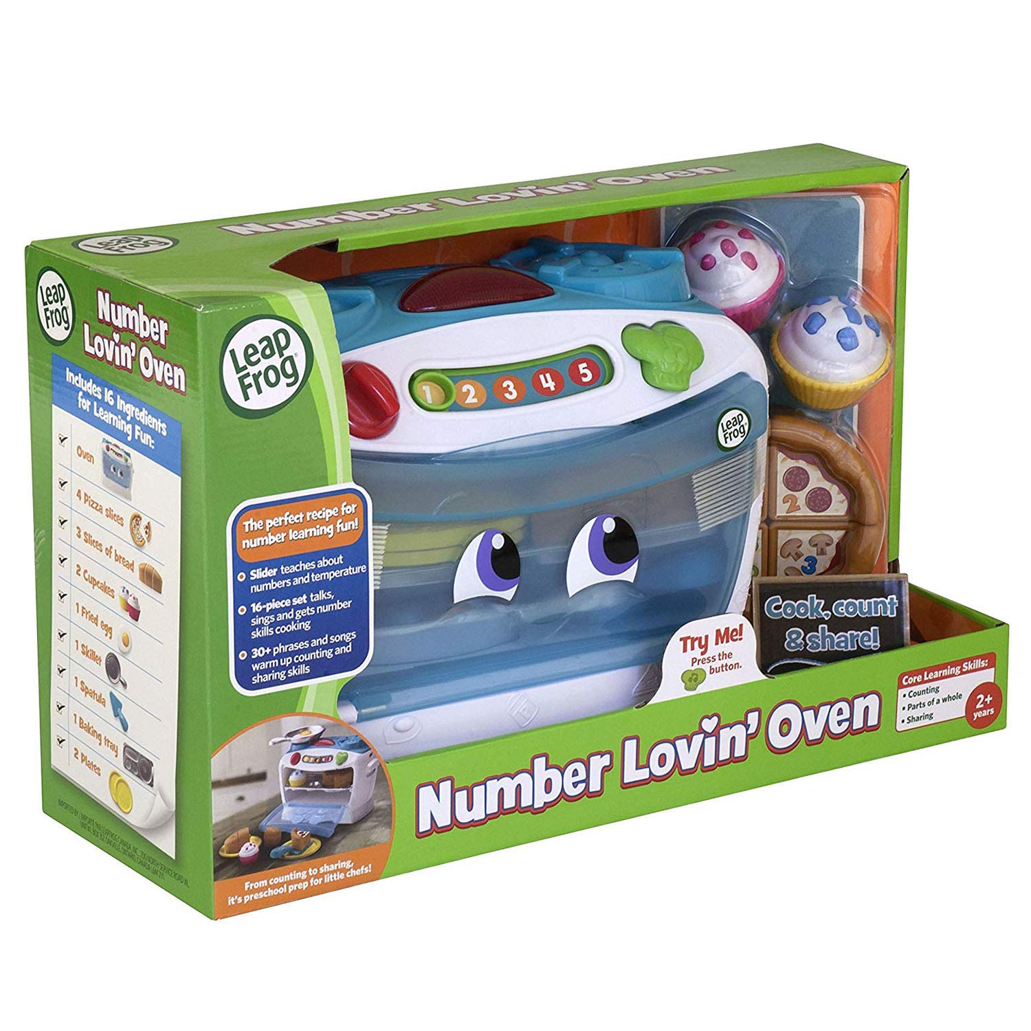 LeapFrog Number Lovin' Oven Toy - Interactive Learning Toy for Kids Ages 2-5, Educational Baking Playset with Numbers & Counting - Perfect for Pretend Play, Math Skills & Early Childhood Development