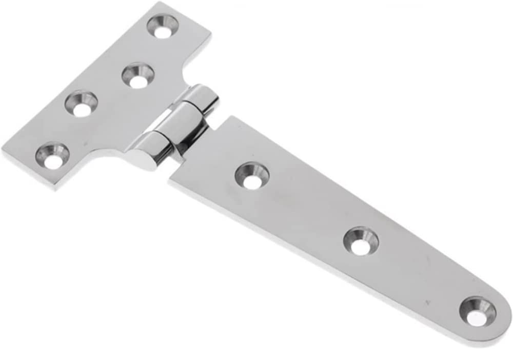4-Pack Heavy Duty T-Shaped Marine Hinges - 316 Stainless Steel Boat Hinges for Doors & Hatches - Corrosion Resistant Yacht Hardware (Perfect for Marine, RV & Outdoor Applications)