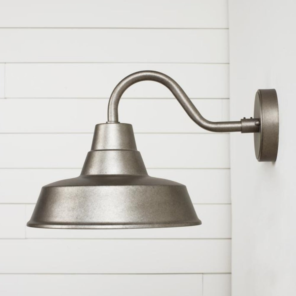 Maybelle Outdoor Wall Lantern - Weatherproof LED Exterior Light Fixture for Porch, Patio & Garden - Dusk to Dawn Sensor & Rust-Resistant Metal Design