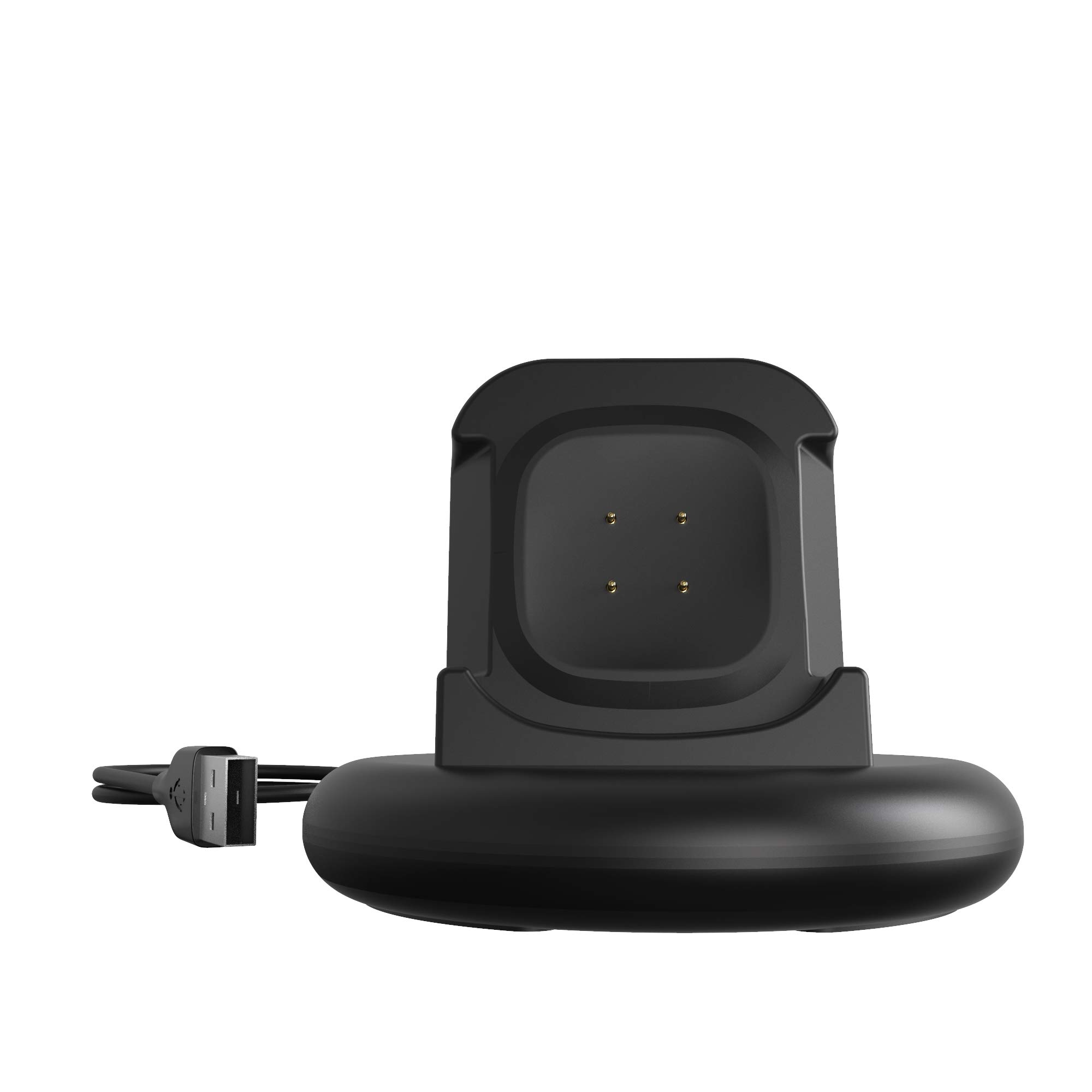 Original Title: Charger Compatible with Fitbit Versa 3 Fitbit Sense Charger Stand Charging Dock for Versa3 Charging Clip Premium Plastic Cable   Optimized Title: Fitbit Versa 3 & Sense Charger Stand - Premium Plastic Charging Dock with Clip | Fast Charging Cable for Versa 3 & Sense | Perfect for Home, Office & Travel Use