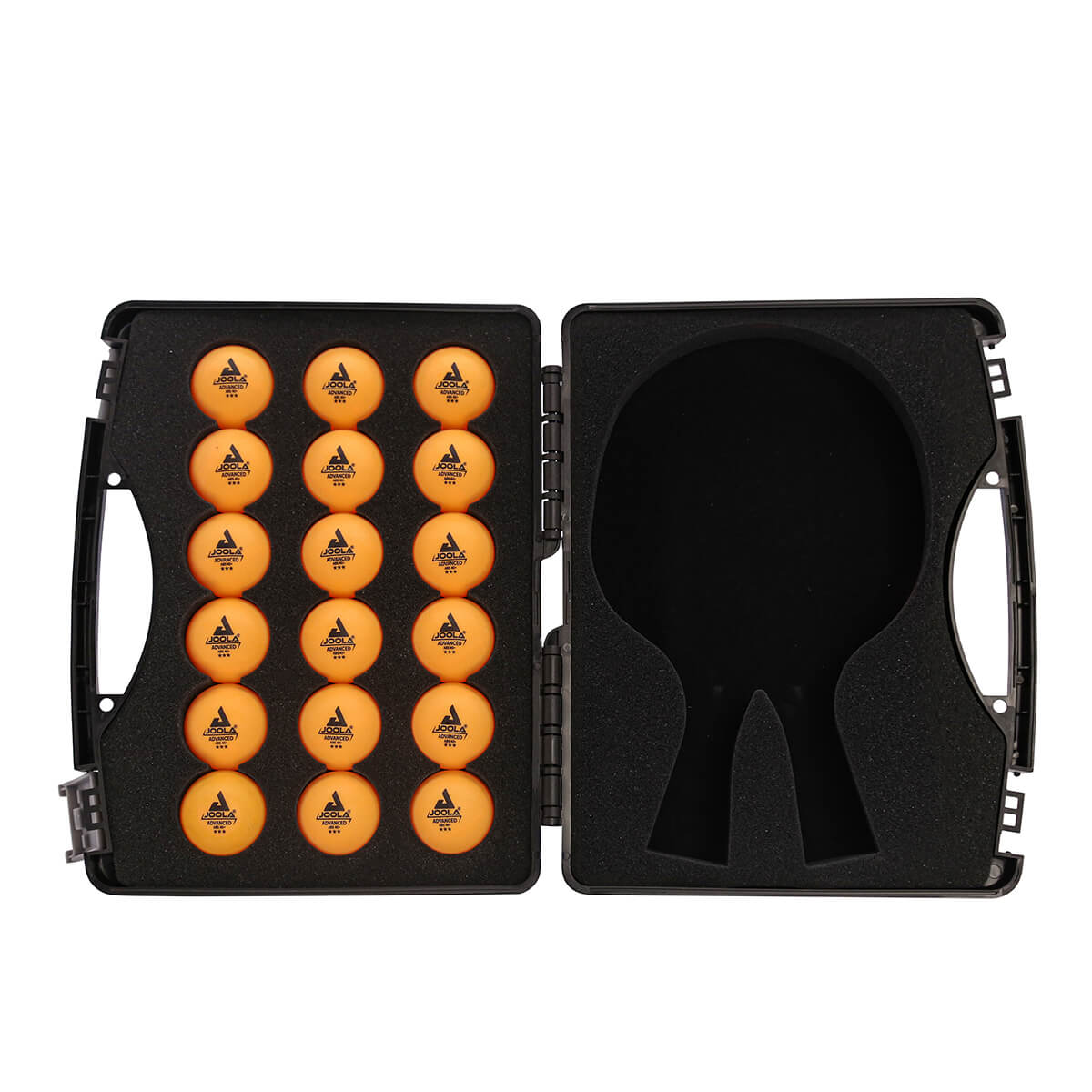 JOOLA Tour Professional Table Tennis Case Set with 3 Premium 3-Star Balls - Perfect for Tournaments, Training & Home Play