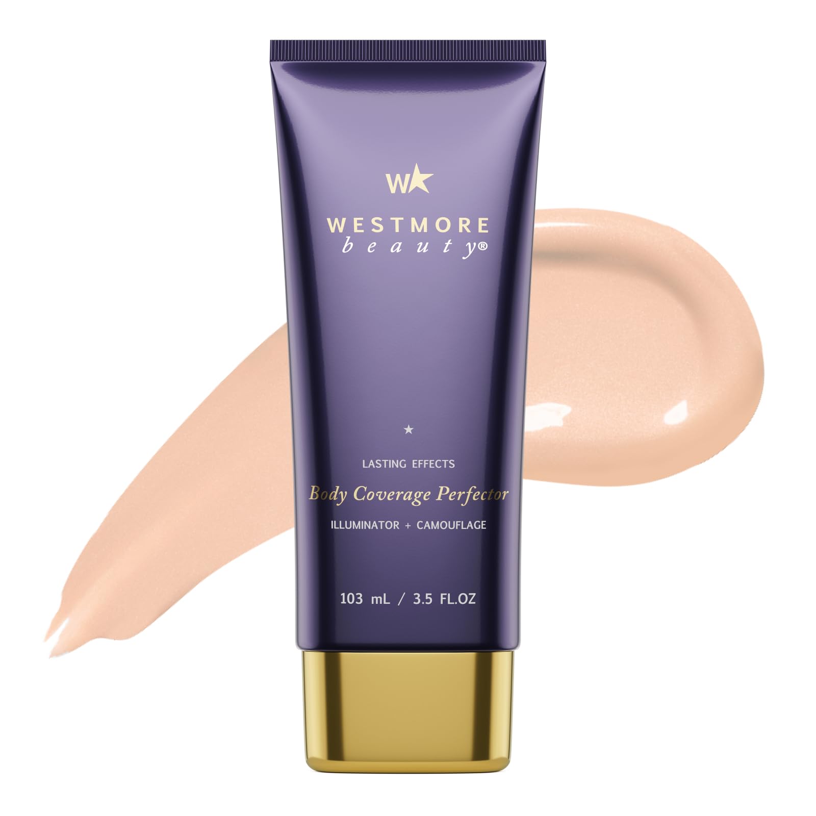 Westmore Beauty Waterproof Body Makeup - Tattoo Cover Up, 3.5 Oz for Legs & Body - Perfect for Daily Wear & Special Events