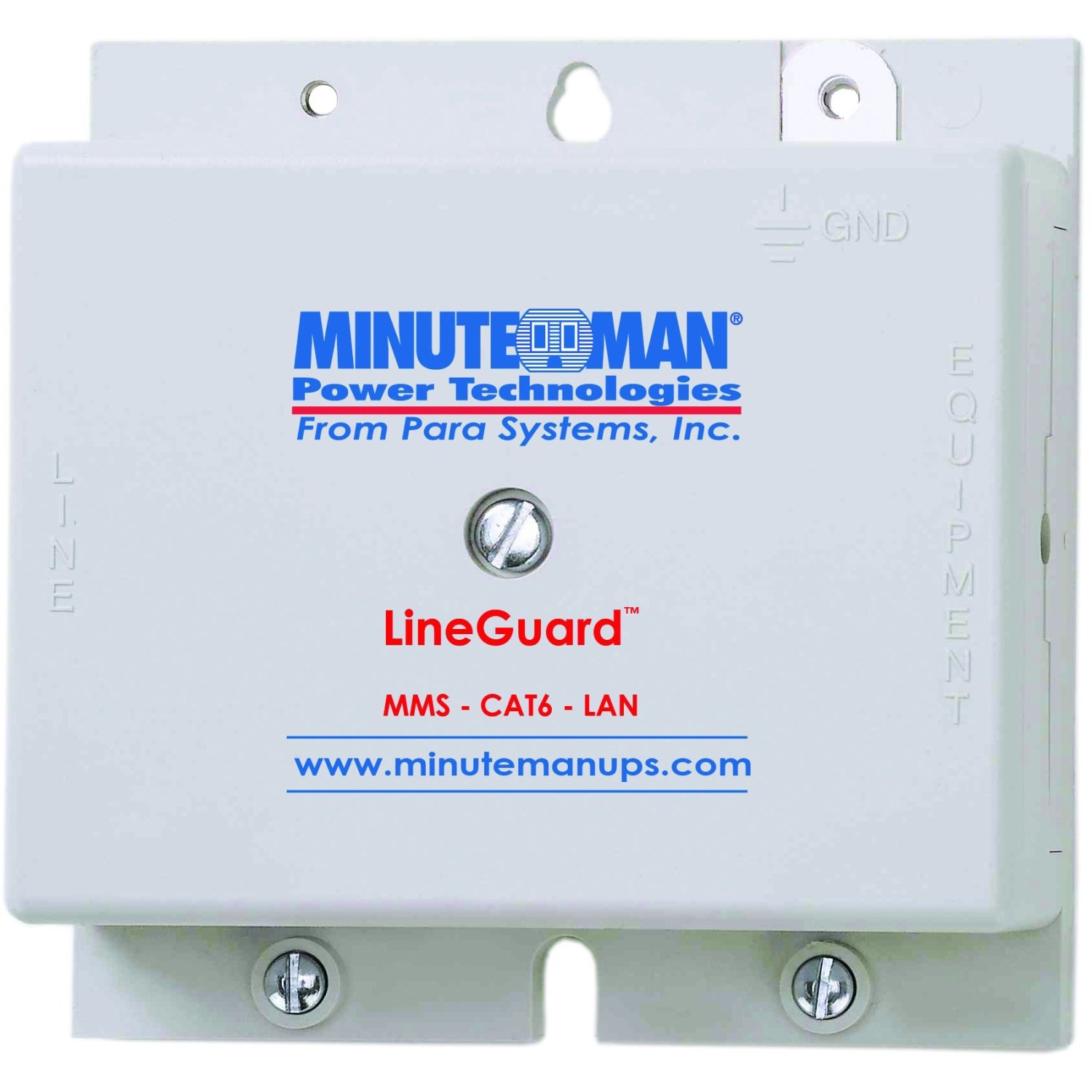 Minuteman MMS-CAT6-LAN Ethernet Surge Protector - Network Line Guard for Home & Office, Data Center Protection, Safeguards CAT6 Cables from Power Surges & Lightning Strikes - Ideal for Routers, Modems, Servers & Networking Equipment