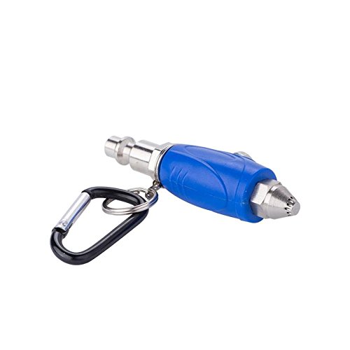 **Kobalt Pocket Blow Gun with Safety Nozzle Key Chain - Compact Air Duster for Cleaning Electronics, Keyboards, and Tools - Perfect for Home, Office, and Workshop Use**