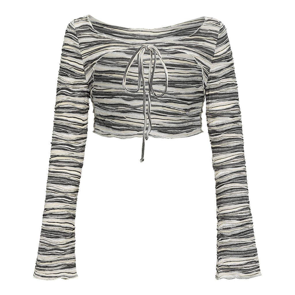 Stylish Slub Knit Nia Long Sleeve Top for Women - Comfortable Casual Shirt for Fall & Winter | Perfect for Office, Date Night & Weekend Outfits