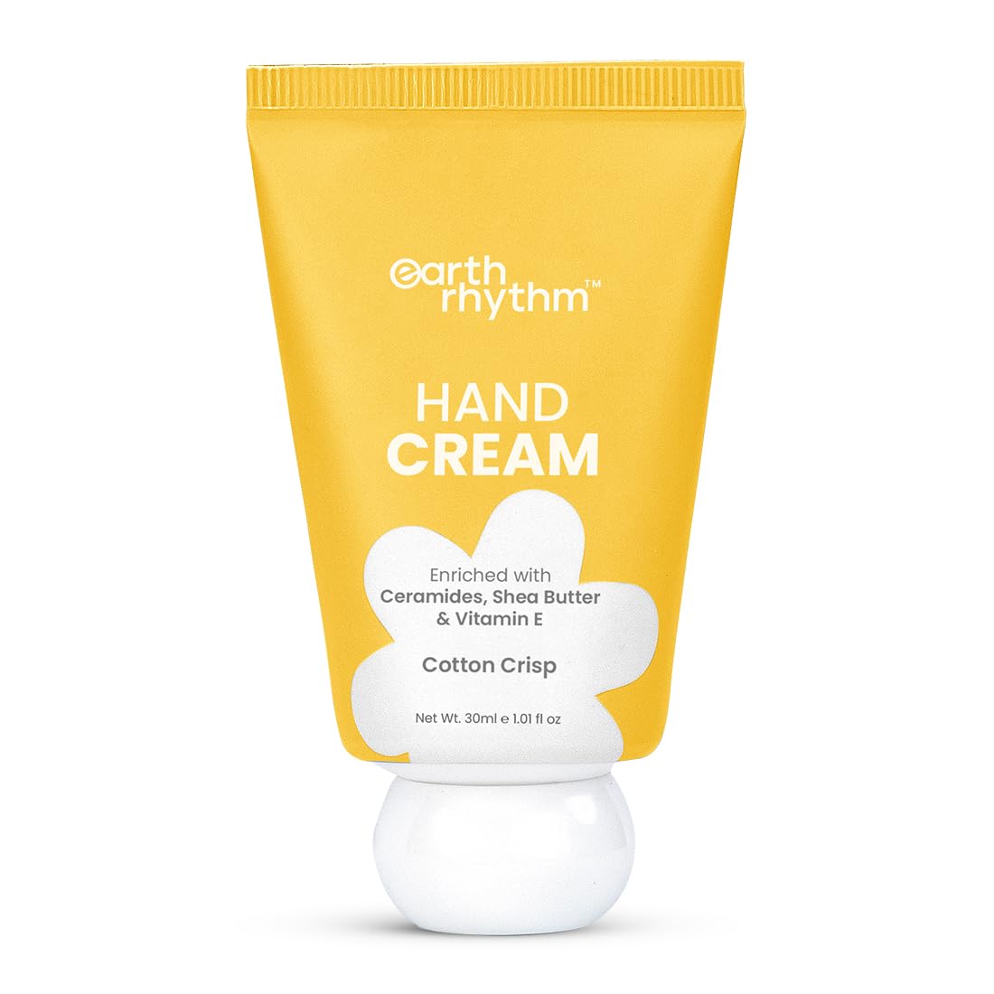 Earth Rhythm Hand Cream for Dry & Rough Hands - Intense Moisturizing Non-Greasy Formula with Ceramides, Shea Butter & Cacao Seed Butter - Fast Absorbing, Deep Hydration for Men & Women - 30ml - Perfect for Office, Travel & Daily Skincare Routine