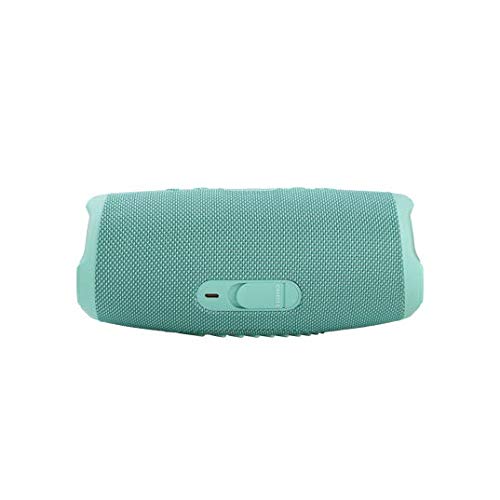 JBL Charge 5 Waterproof Bluetooth Speaker - Portable Wireless Speaker with Built-in Power Bank, 20 Hours Playtime, IP67 Rating - Includes gSport Carbon Fiber Case (Teal) - Perfect for Beach, Pool, Camping & Outdoor Adventures
