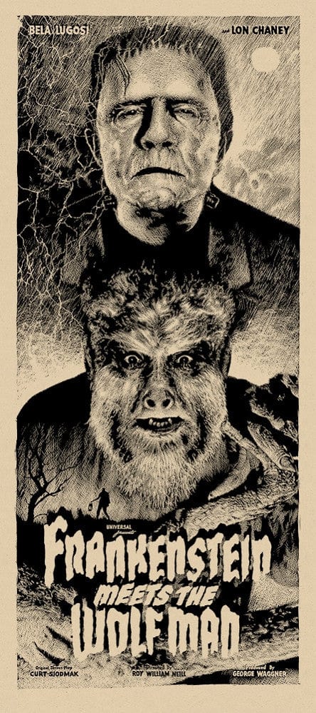 Frankenstein Meets the Wolf Man - Classic Monster Movie DVD - Horror Film Collection - Perfect for Halloween Movie Nights & Classic Horror Fans