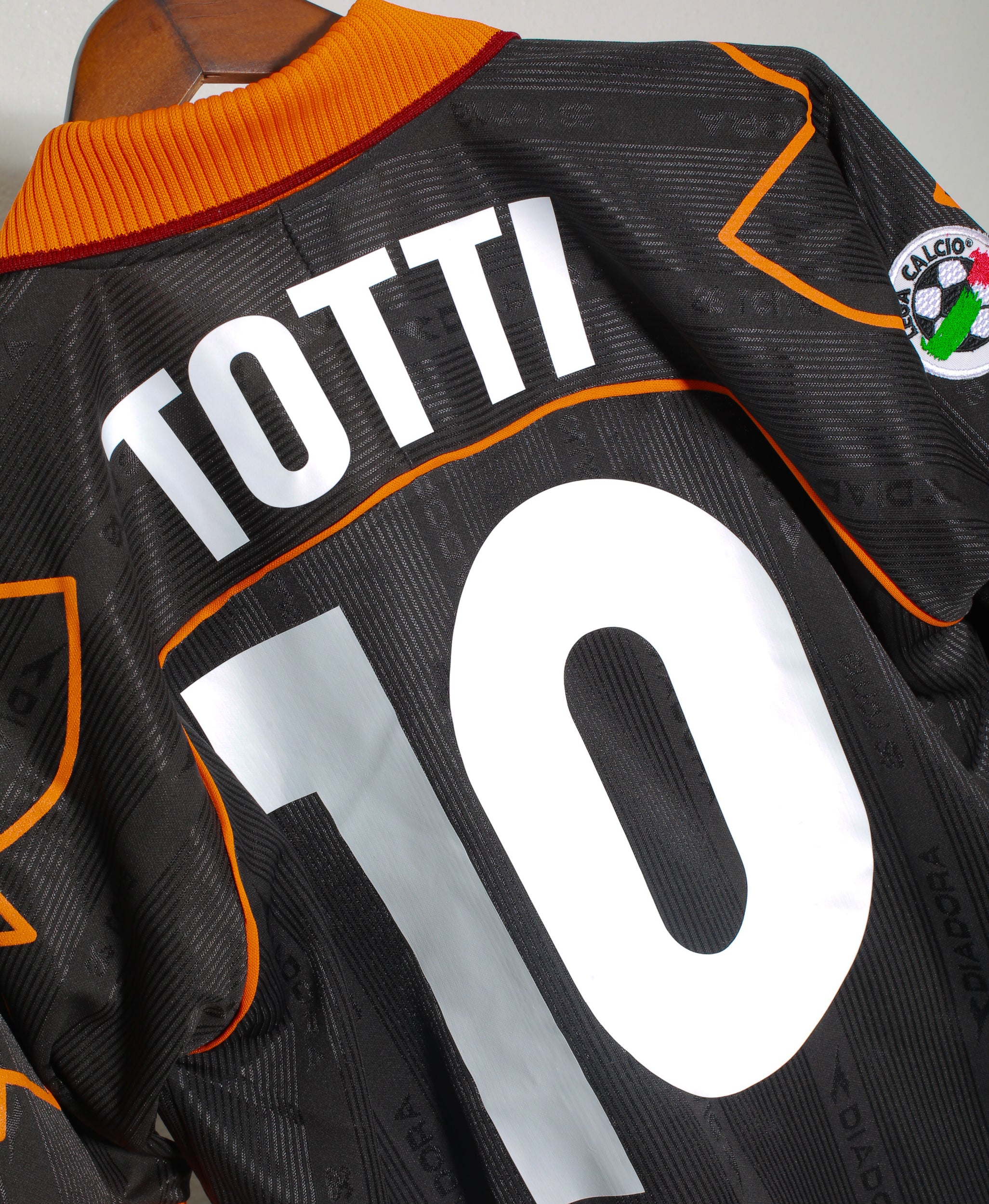 AS Roma 1999 Third Jersey #10 Totti - Men's Soccer Shirt for Fans & Collectors - Perfect for Matchdays, Gifts & Memorabilia