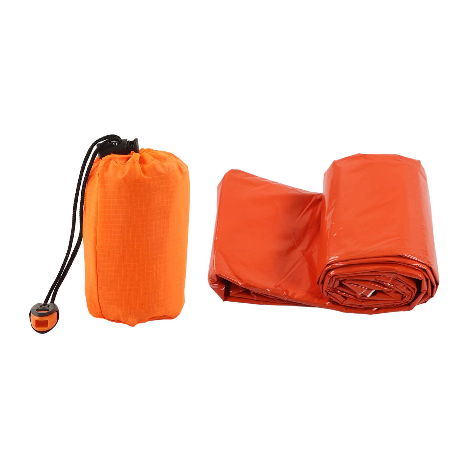 Emergency Sleeping Bag - Ultra Waterproof & Lightweight Thermal Bivy Sack with PE Aluminum Film | Survival Bivouac Bag for Camping, Hiking, Backpacking & Outdoor Adventures | Perfect for Emergency Kits & Cold Weather Survival