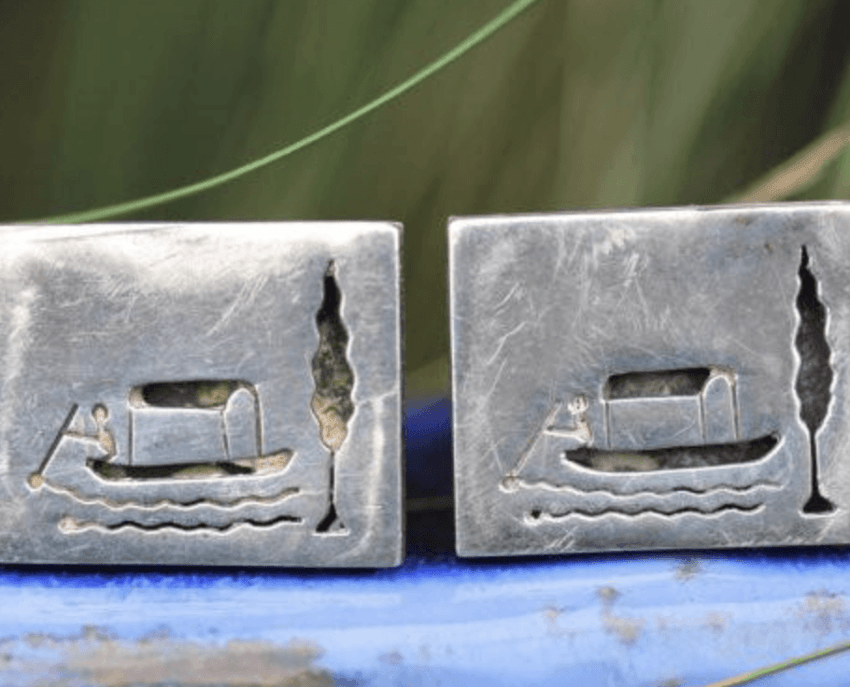 Elegant Sterling Silver Cufflinks with Cutaway Design - Perfect for Weddings, Business Meetings & Formal Events