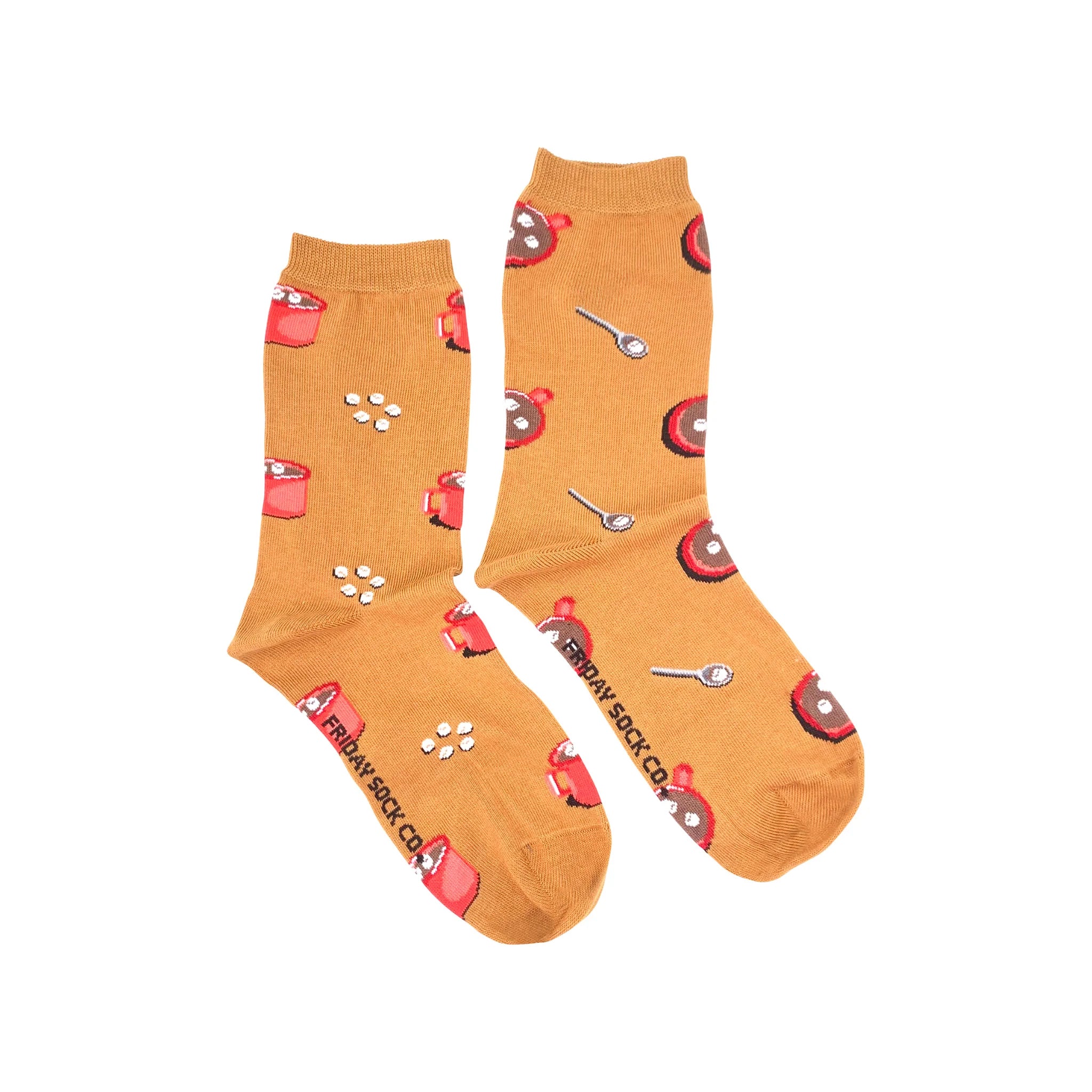 Cozy Hot Chocolate Mismatched Socks - Fun Novelty Socks for Women & Men - Perfect for Christmas Gifts, Winter Comfort & Lounge Wear