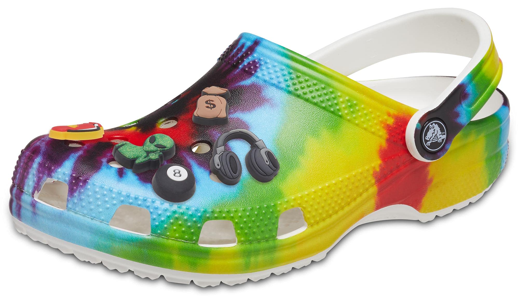 Comfortable Crocs Classic Clogs for Men & Women with 5-Pack Jibbitz Charms - Perfect for Casual Wear, Outdoor Activities & Home Use