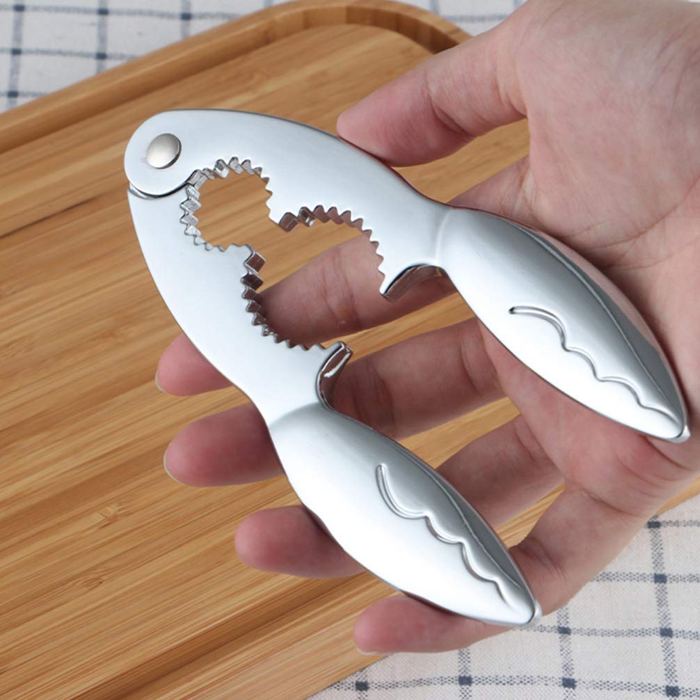 Premium Zinc Alloy Crab Claw Cracker Tool Set - Heavy Duty Crab Leg Shell Opener & Kitchen Pliers for Seafood Lovers | Perfect for Crab Legs, Lobster, Shellfish | Ideal for Home Cooking, Restaurants & Seafood Parties