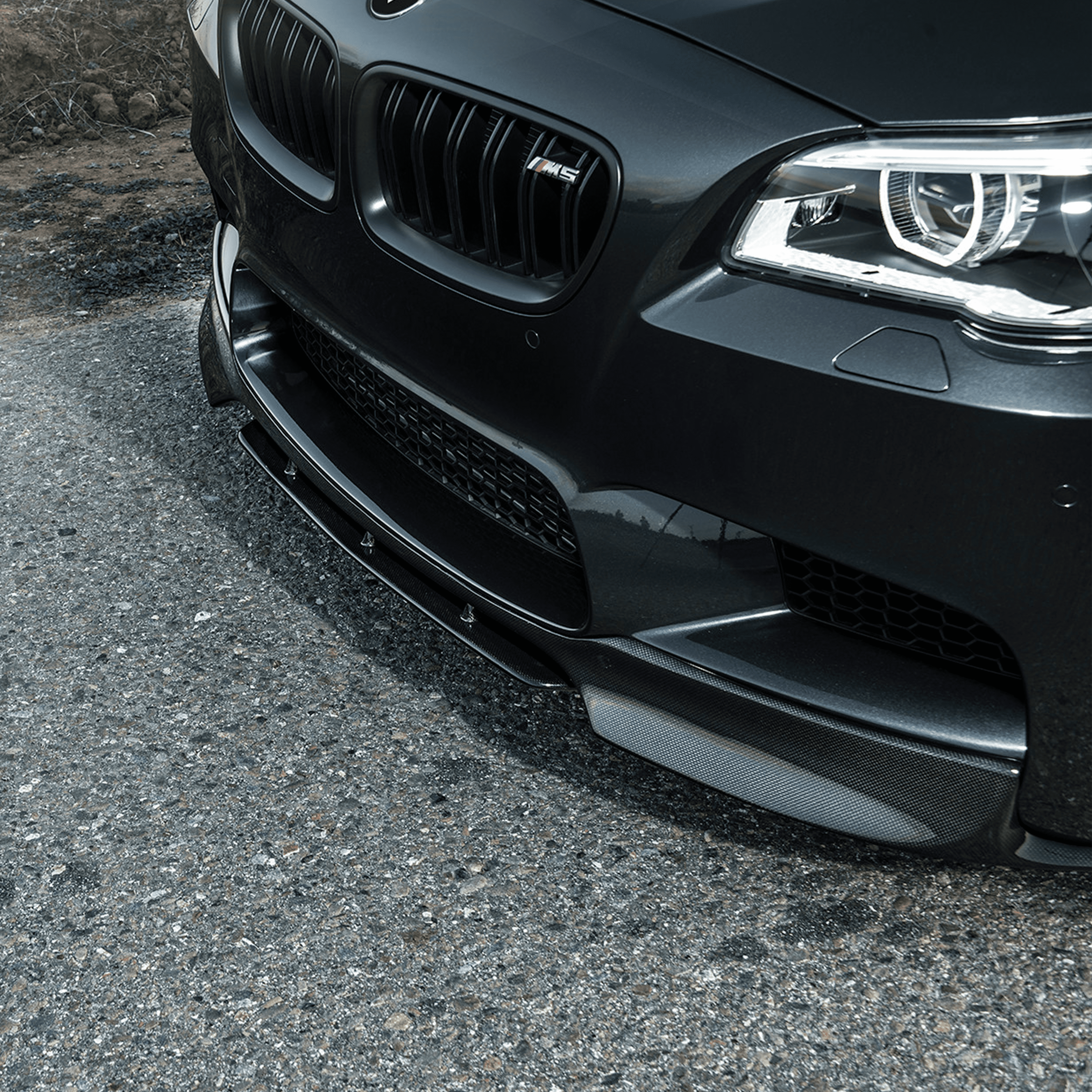 BMW F10 M5 Carbon Fiber Front Lip Spoiler - High Performance Aero Upgrade for Track & Street Racing