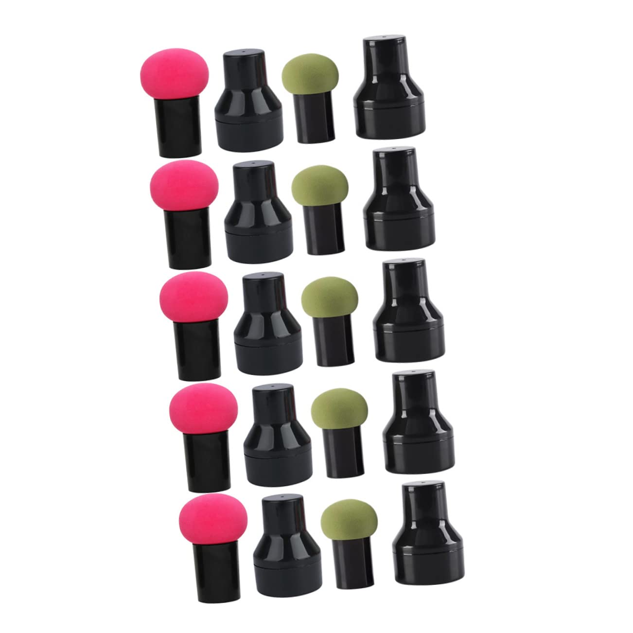 Beauty Makeup Powder Puffs 10 Pack - Soft Non-Slip for Flawless Foundation Application