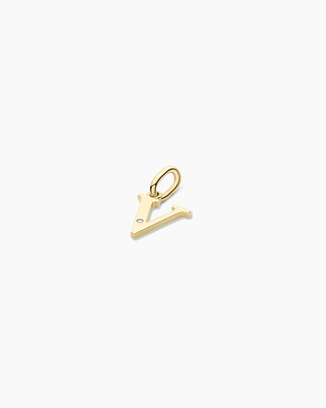 Vintage Diamond Alphabet Charm Pendant - Elegant Initial Necklace for Women, Perfect for Gifts, Birthdays & Personalized Jewelry