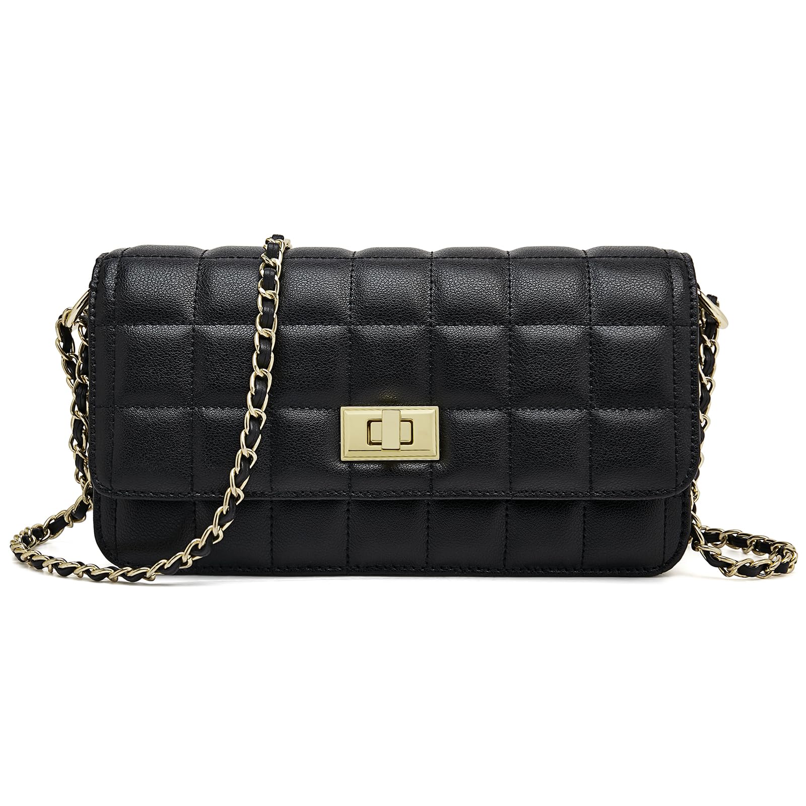 LAORENTOU Vegan Leather Heart Crossbody Bag for Women - Stylish Magnetic Buckle Purse for Daily Use