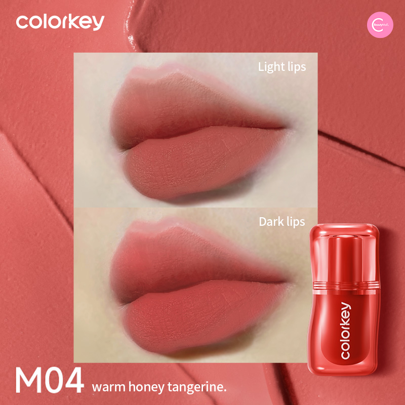 Colorkey Cloud Cream Matte Lip Clay - Long Lasting Velvet Lipstick for Women, Hydrating & Non-Drying, Perfect for Daily Wear, Parties & Special Occasions