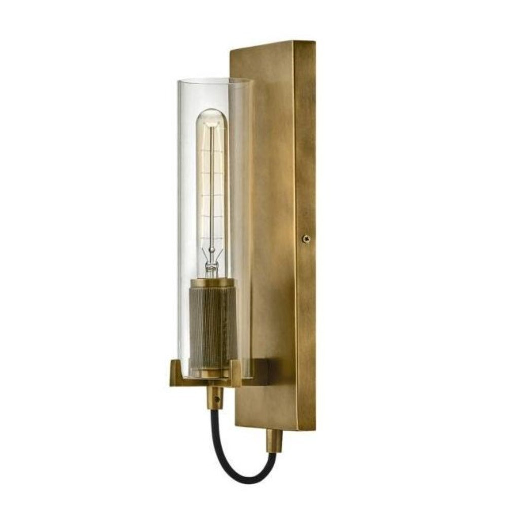 Stylish Mackenzie Sconce Wall Light - Modern Brass Finish for Living Room, Bedroom & Hallway Decor