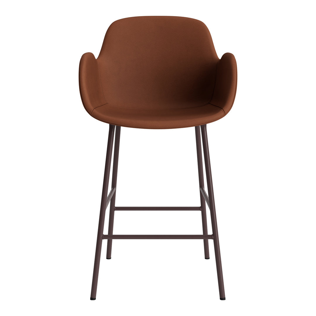 Stylish Fully Upholstered Form Counter Armchair - Perfect for Kitchen Islands, Breakfast Bars & Home Dining Areas