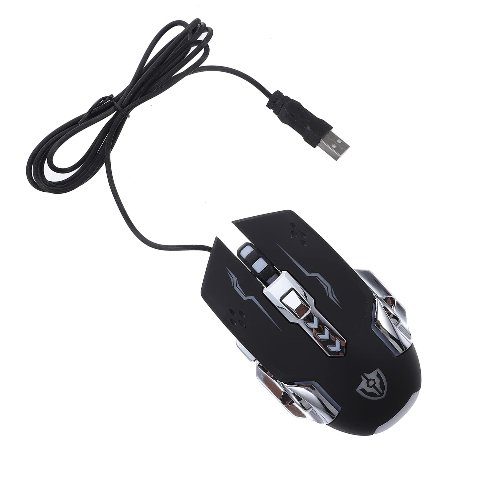 Mobestech Ergonomic Wired Gaming Mouse with Adjustable DPI - USB Optical Computer Mouse for PC, Laptop, Desktop - Perfect for Office Work, Gaming & Graphic Design