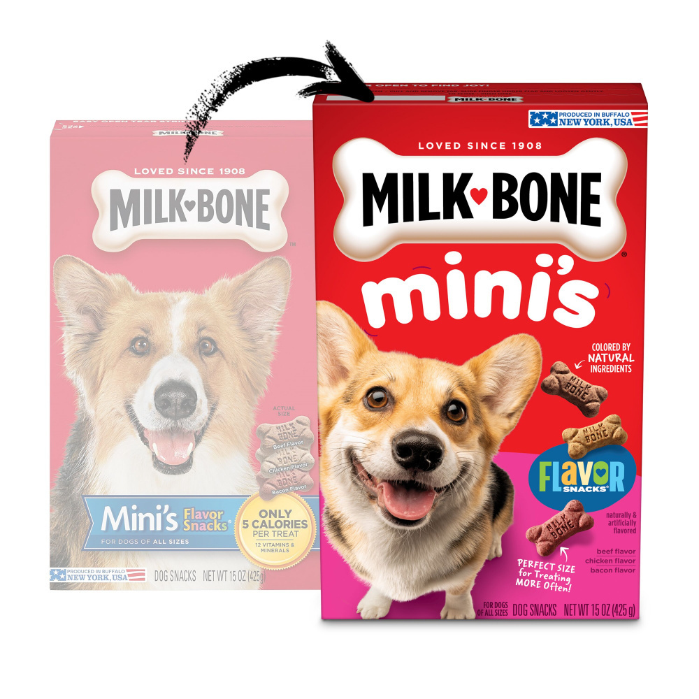 Milk Bone Flavor Snacks Mini for Small Dogs - Crunchy Dog Treats with Real Beef & Chicken - Perfect for Training, Rewards & Dental Health