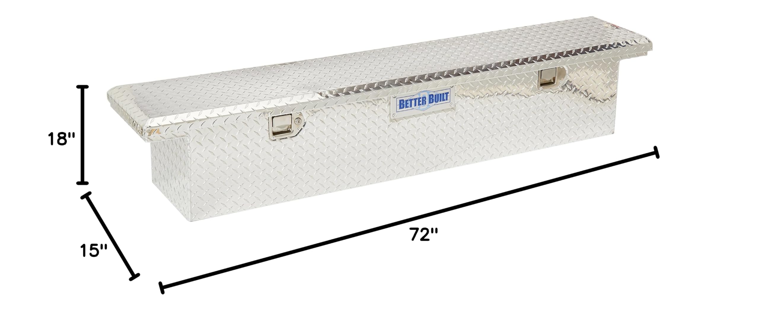 Better Built 73010284 Heavy Duty Truck Tool Box - Secure Storage for Tools & Equipment | Perfect for Pickup Trucks, Work Sites & Outdoor Adventures
