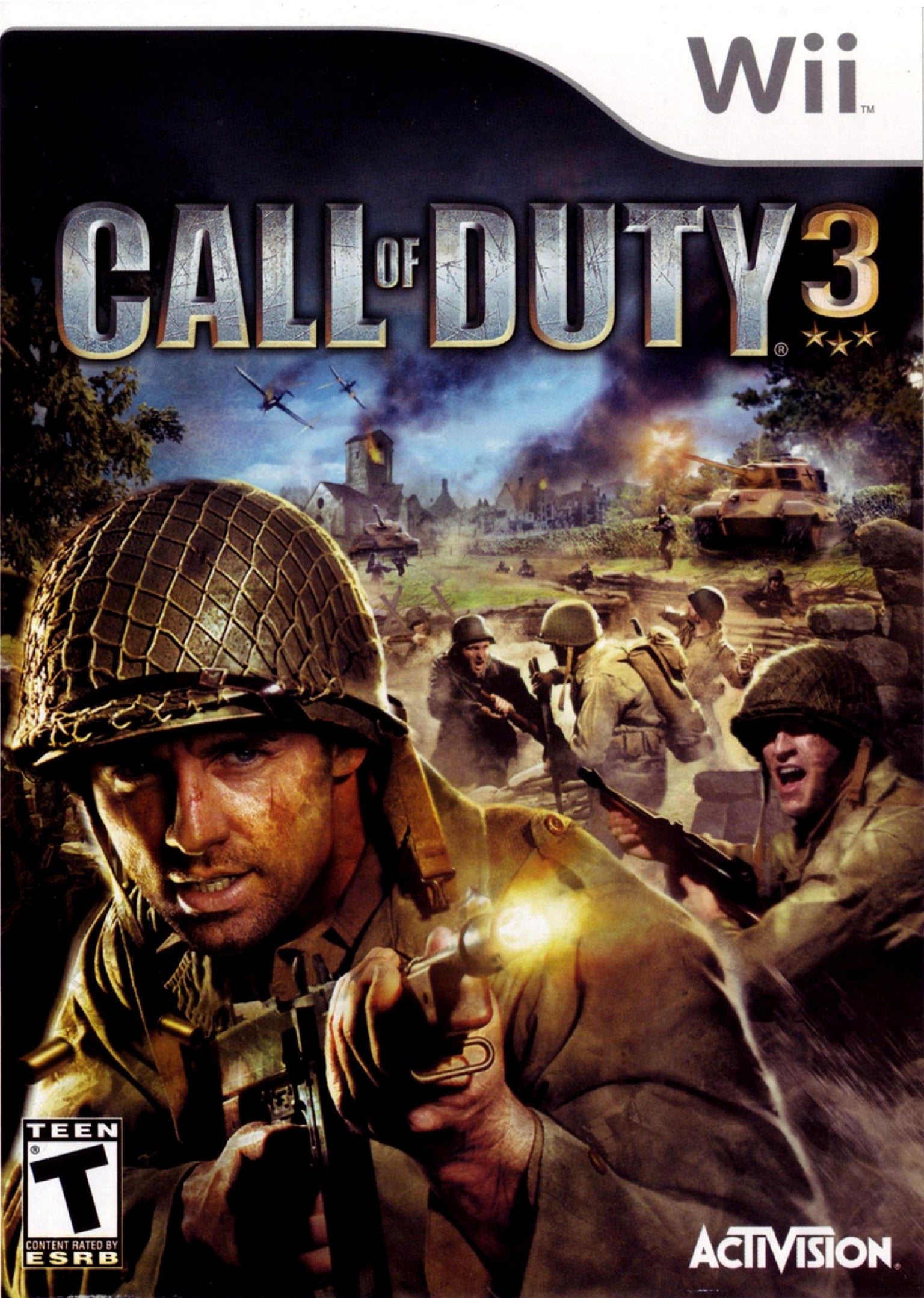 Call of Duty 3 for Nintendo Wii - Pre-Owned Action Shooter Game | Perfect for Multiplayer Battles & War Simulation Enthusiasts