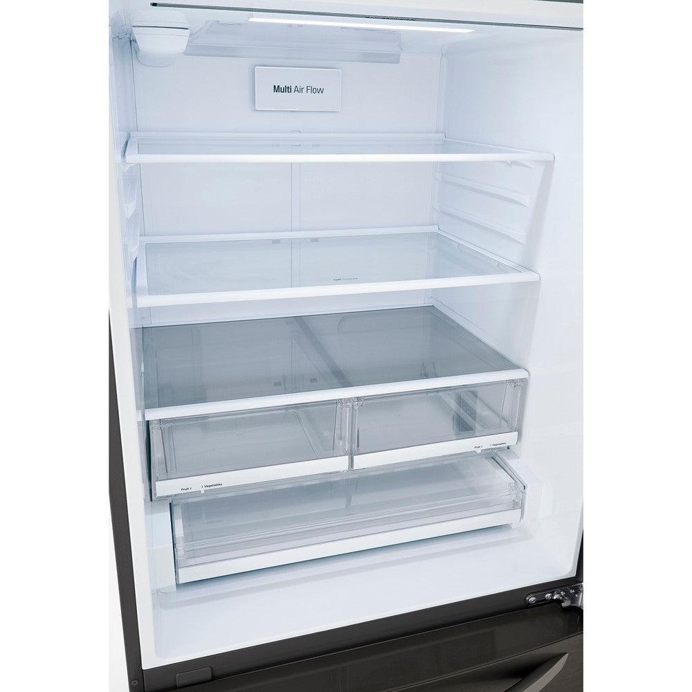 LG 26 Cu. Ft. Black Stainless Steel Bottom Freezer Refrigerator - 33 Inch Counter Depth Smart Fridge with Energy Star (Model LRDCS2603D) | Perfect for Modern Kitchens & Open Floor Plans