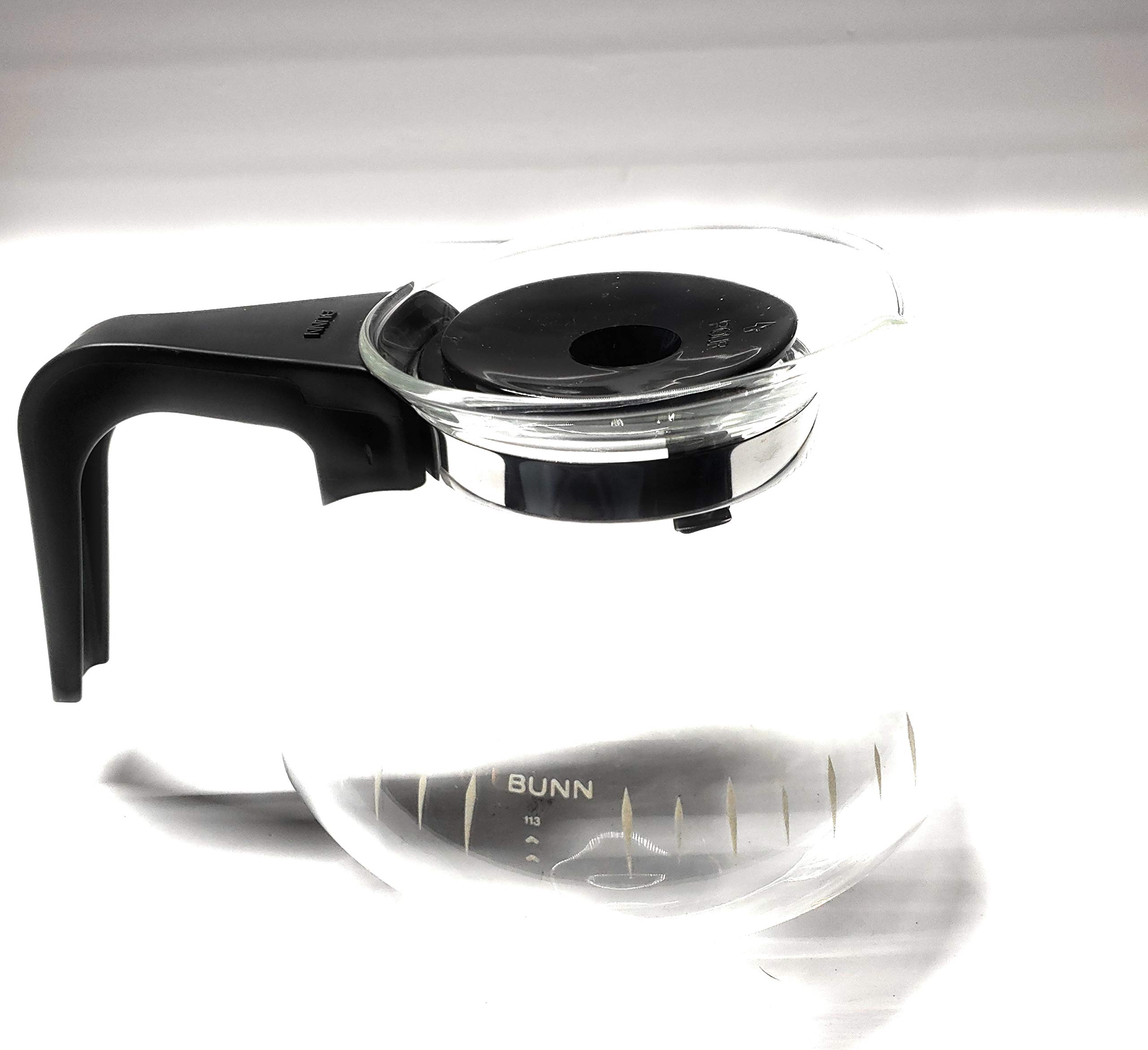 Premium Bunn Coffee Decanter - 40oz Glass Coffee Carafe with Stainless Steel Lid - Keeps Coffee Hot for Hours - Ideal for Office, Home & Restaurant Use - Perfect for Meetings, Breakfast, Entertaining & Daily Coffee Brewing - Great for Pour-Over Coffee, Iced Coffee & Large Gatherings