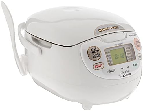 Premium 5.5 Cup Neuro Fuzzy Rice Cooker - Smart Multi-Functional Rice Maker with Advanced Fuzzy Logic Technology for Perfect Rice Every Time - Ideal for Home Cooking, Meal Prep & Small Gatherings