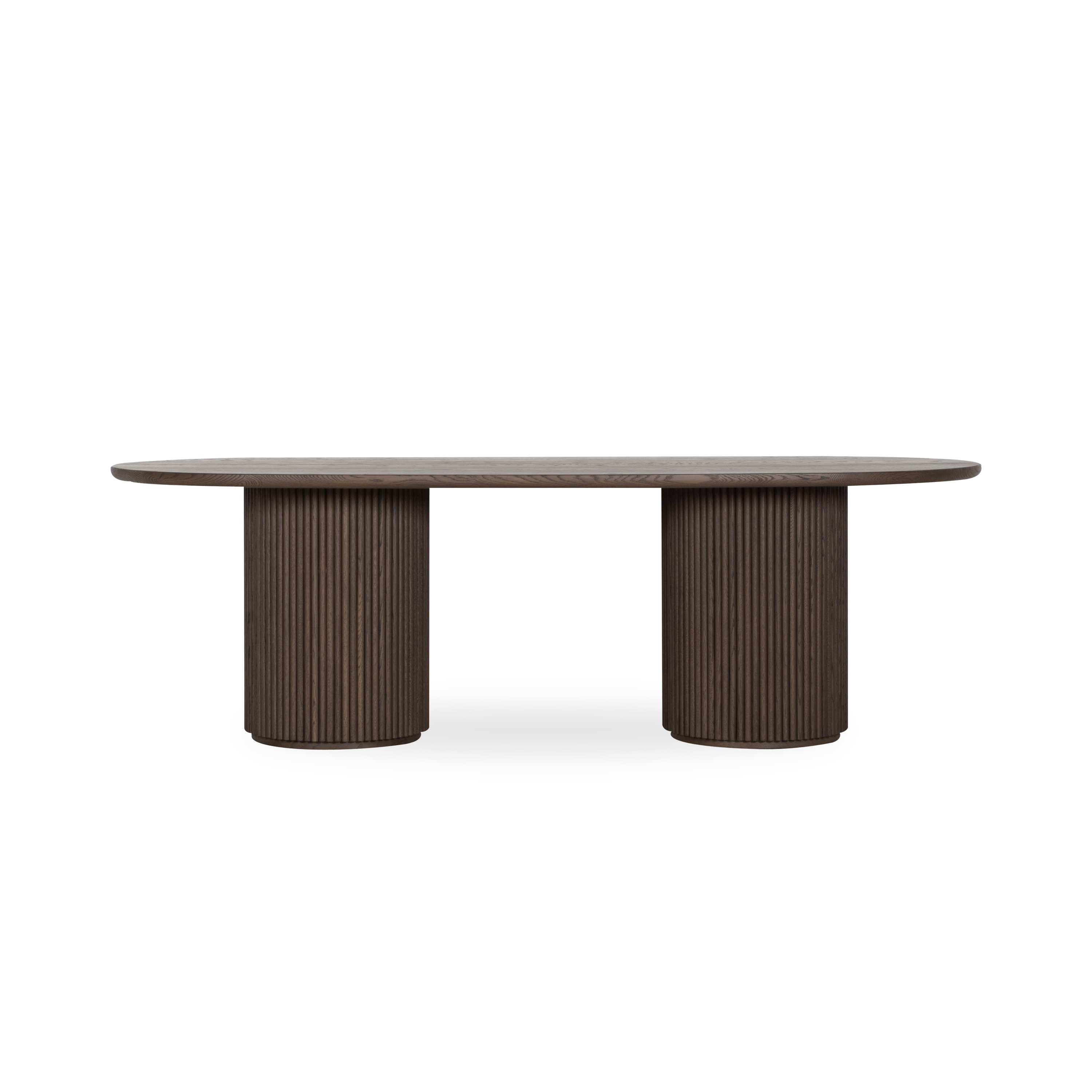 Stylish Laurel Oval Dining Table - Modern Wooden Kitchen Table for 6 - Perfect for Family Dinners & Entertaining Guests