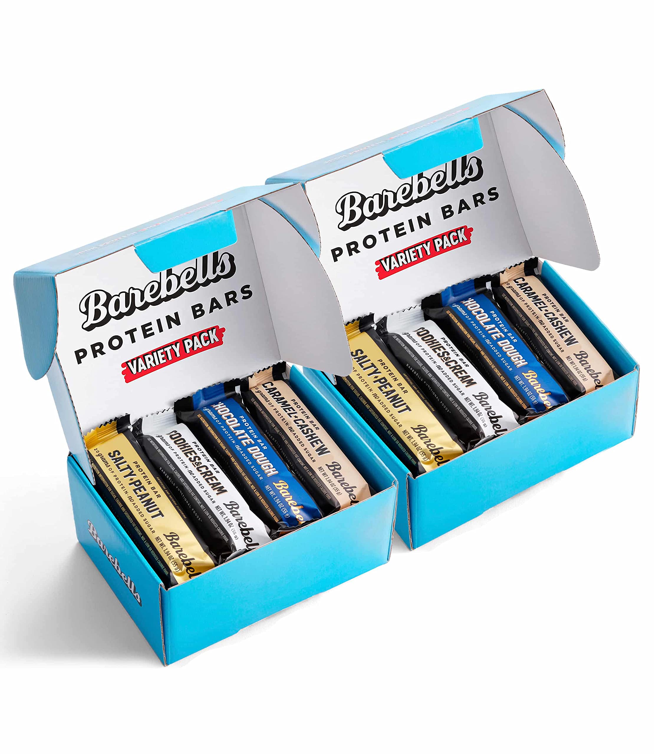 Barebells High Protein Bars Variety Pack - 12 Count (Pack of 2) | 20g Protein, Low Sugar (1g) | Chocolate & Other Flavors | Ideal for Gym, Workout Recovery, On-the-Go Snack & Healthy Breakfast