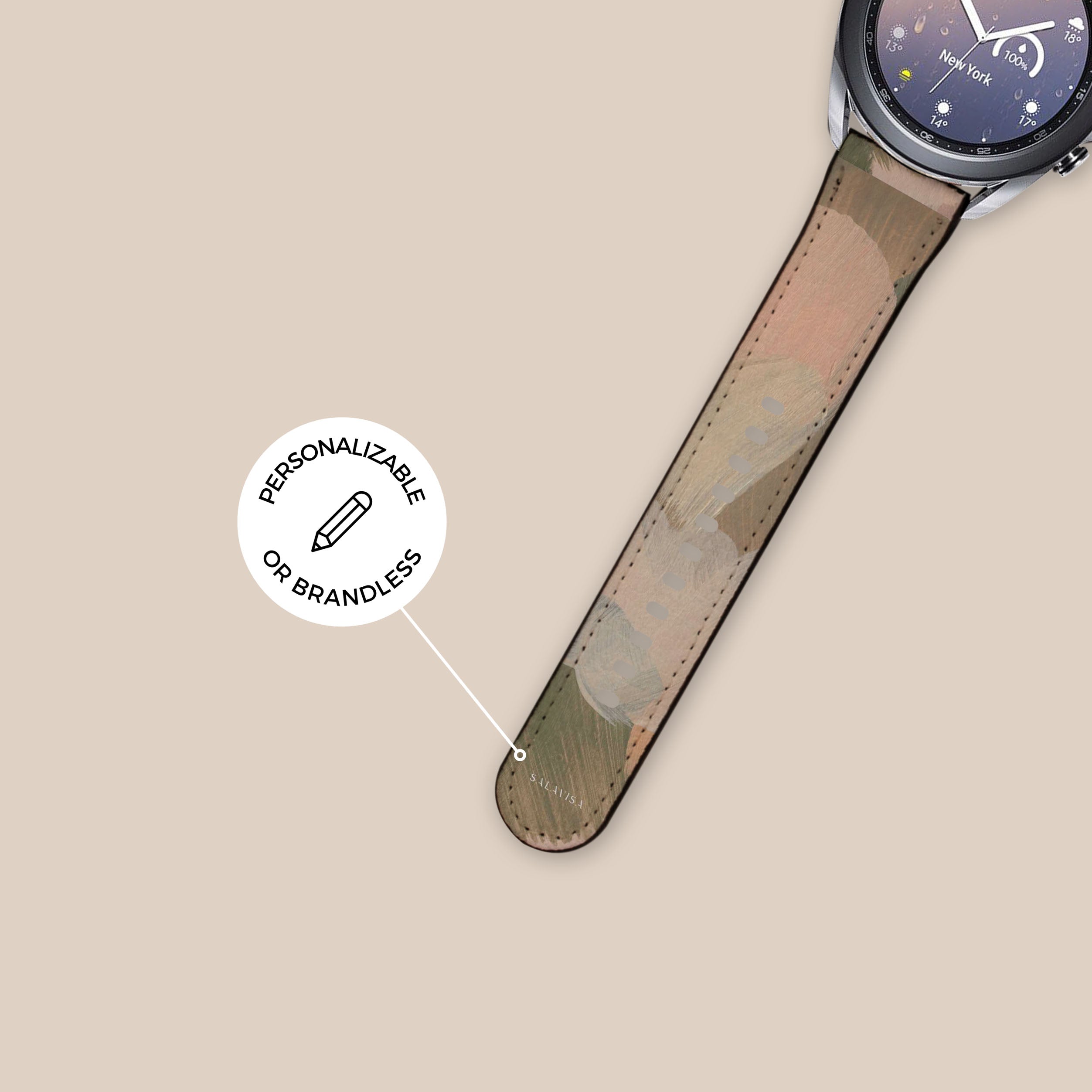 Lush Escape Galaxy Watch Band - Premium Durable Silicone Strap for Samsung Galaxy Watch 4/5/6, Comfortable & Stylish for Running, Workout, Swimming & Daily Wear