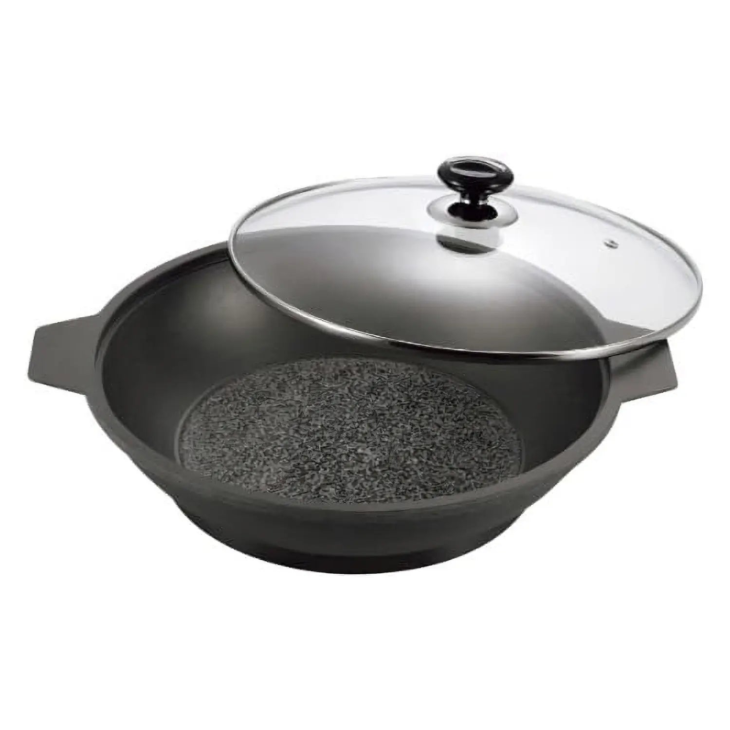 Premium EBM Jangsu Aluminum Korean Hot Pot - Durable & Lightweight for Home Cooking, Camping & Outdoor BBQ - Perfect for Kimchi Stew, Army Stew & Hot Pot Parties