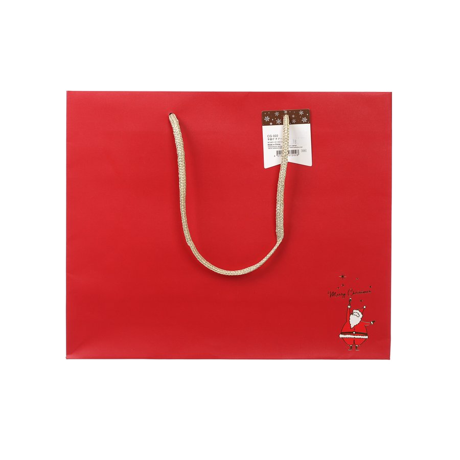 TSUTSUMU Christmas Gift Bags 28x34 cm Red (103g) - Perfect for Holiday Wrapping, Party Favors & Festive Present Packaging