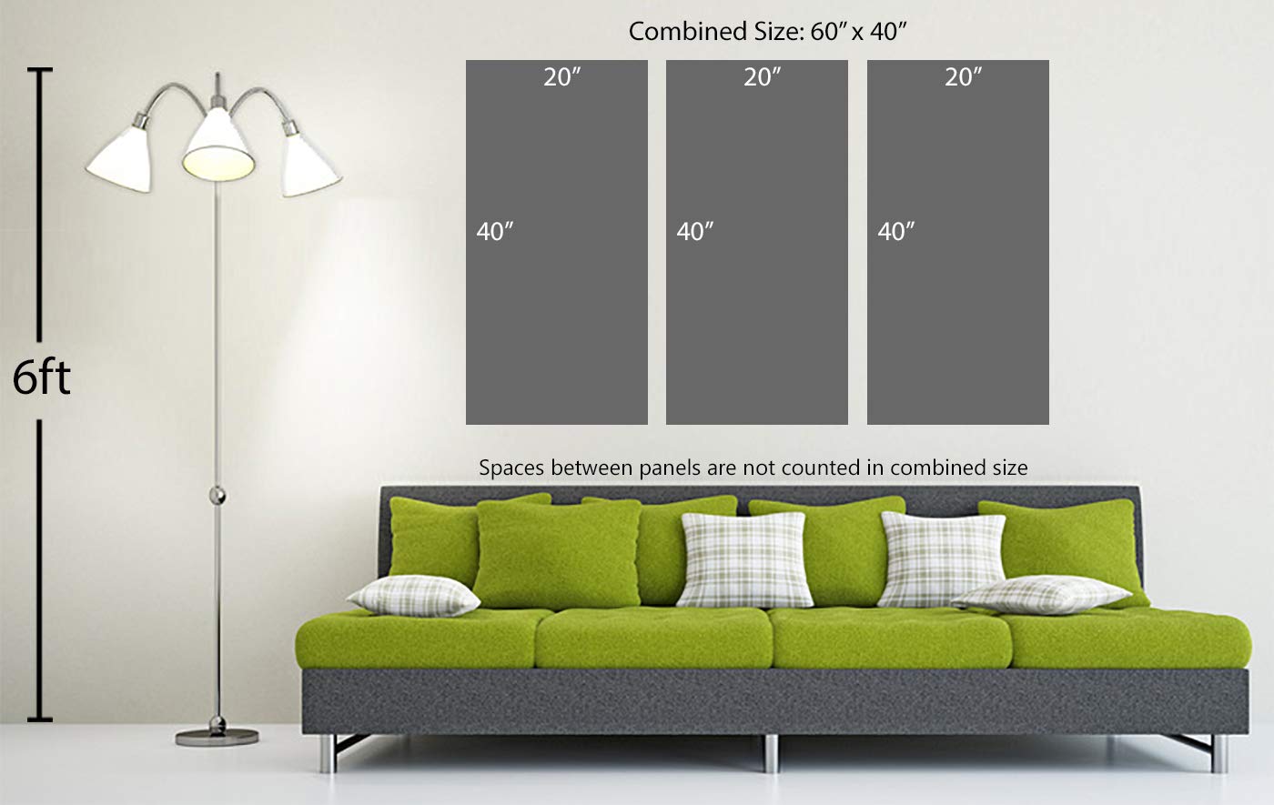 60x40 Inch Coffee Cup Canvas Print Wall Art - 3 Panel Split Painting for Coffee Shop & Home Decor - Perfect for Cafes, Living Rooms & Offices