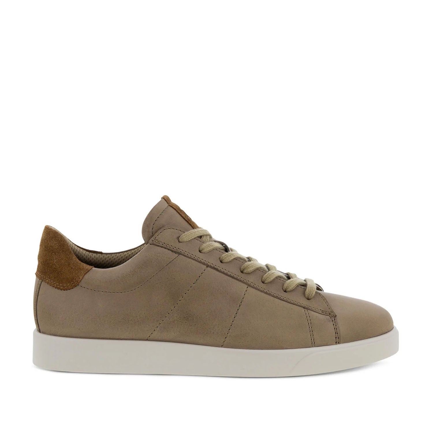 ECCO Men's Street Lite Sneaker - Nutmeg Brown & Camel | Comfortable Walking Shoes for Men | Casual, Travel & Everyday Wear