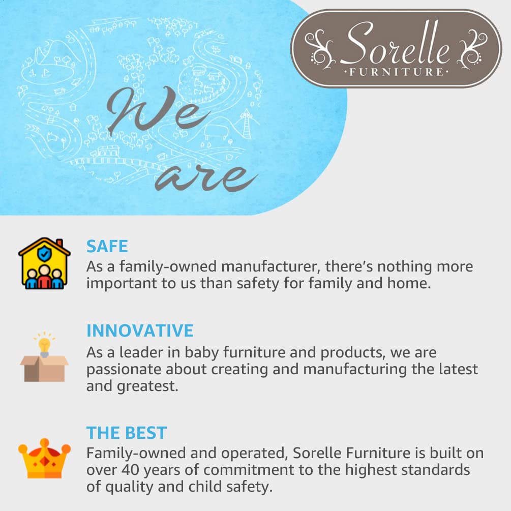 Sorelle Furniture Convertible Crib Rail - Wooden Toddler to Full-Size Bed Conversion Kit (Espresso #221) - Safe Transition for Growing Kids - Perfect for Nursery, Daycare & Guest Rooms