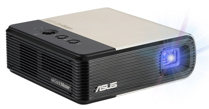 ASUS ZenBeam E2 Mini LED Wireless Projector with Built-In Battery - Portable HD Projector for Home Theater, Outdoor Movies, Business Presentations & Gaming