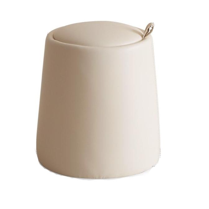 13.8x11.8x15.4 inch / 35x30x39 cm / Milky white color / makeup stool
